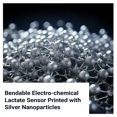 Bendable Electrochemical Lactate Sensor Printed with Silver Nanoparticles