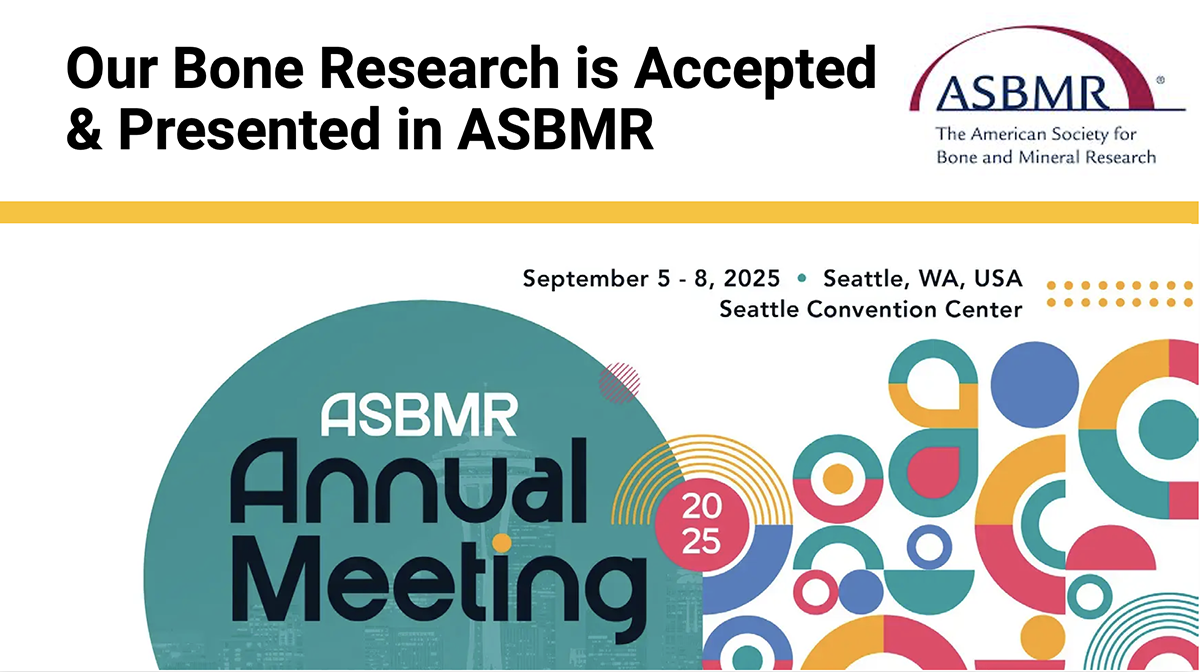 AIC bone research accepted and presented at ASBMR 2025